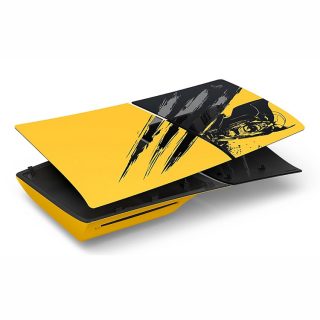 خرید فیسپلیت PS5 Slim طرحFace plate Marvel’s Wolverine Battle Yellow